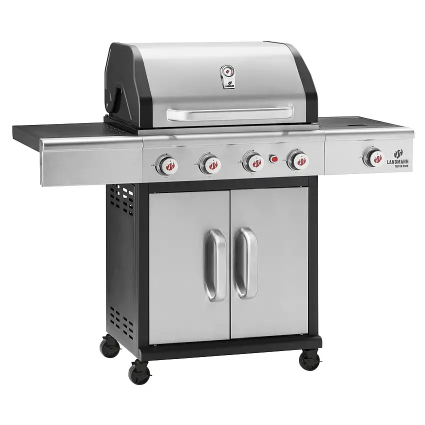 Gasolgrill LandmannTriton 4.1 Cook Rostfritt Stål