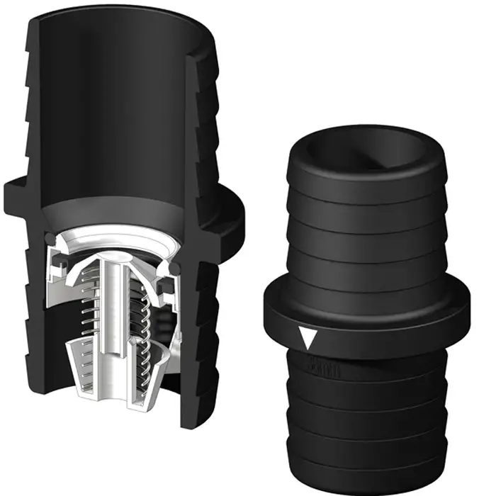 Backventil Tru-designKomposit1 1/4" mm