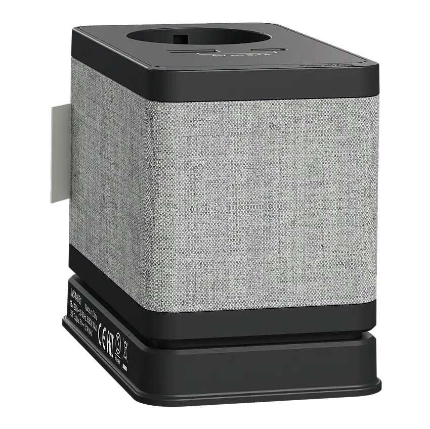 Bordsenhet Schneider ElectricUnica System+ S USB A+C Jordat uttagAntracit/grå