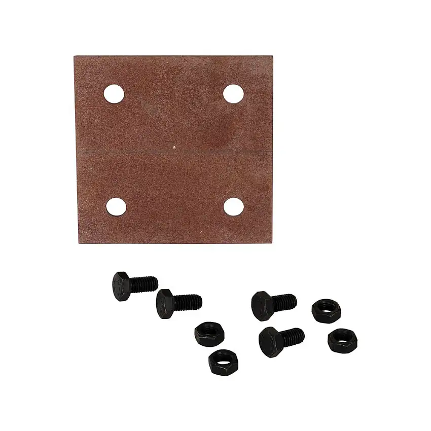 Skarvsats Skotte GardenCortenplåt 4-pack, Passar Raka Kantskydd