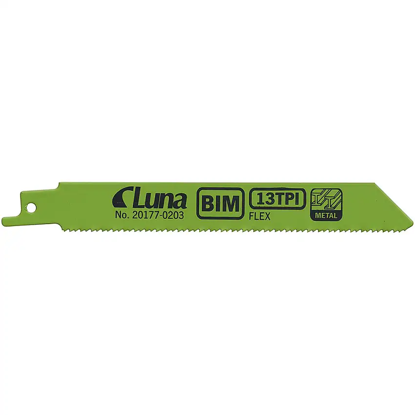 Tigersågblad Luna Tools24T av Bi-metall med flexibel klinga För Metall150x19x0,9 13T(5)