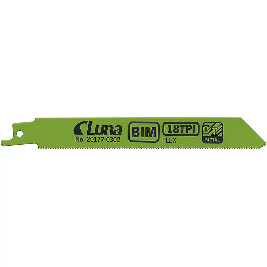 Tigersågblad Luna Tools24T av Bi-metall med flexibel klinga För Metall150x19x0,9 18T(5)