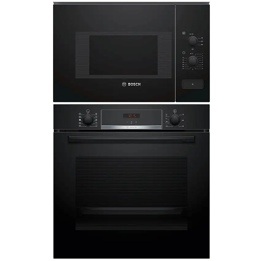 Ugn och Mikro BoschHQA534BB3 + BFL520MB0 Svart