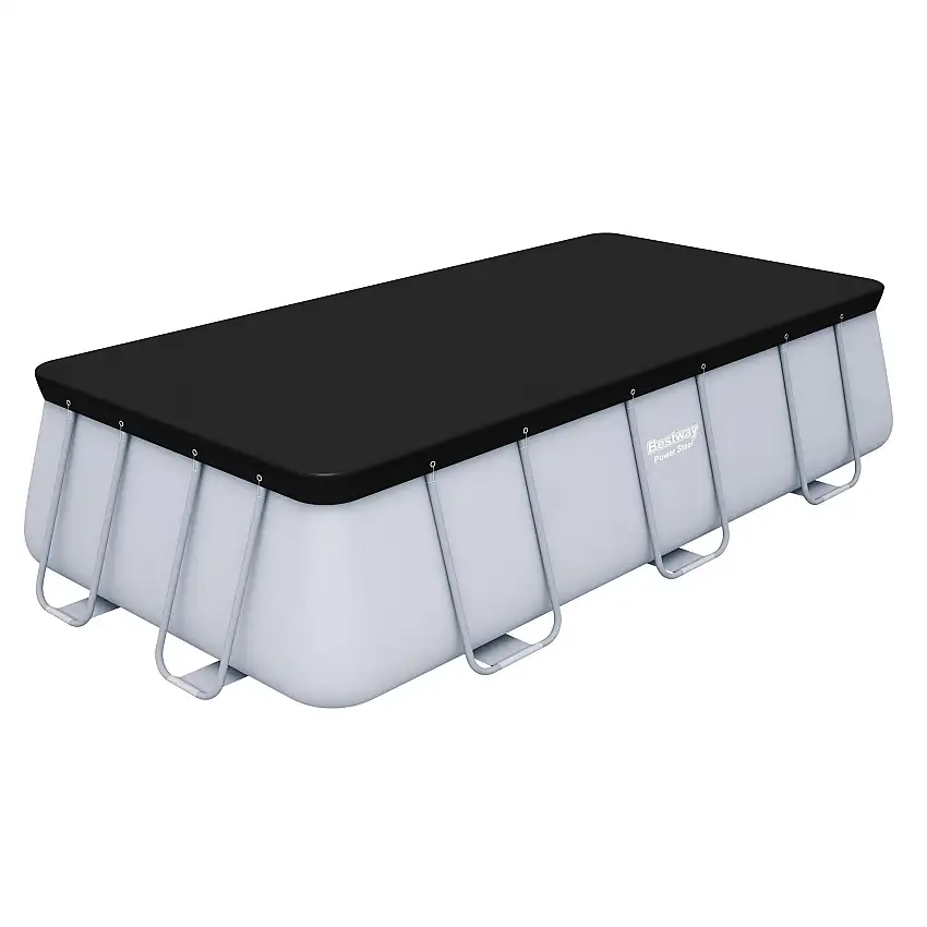 Poolöverdrag BestwayFlowclear PVC Svart 4,12 x 2,01 m Poolskydd