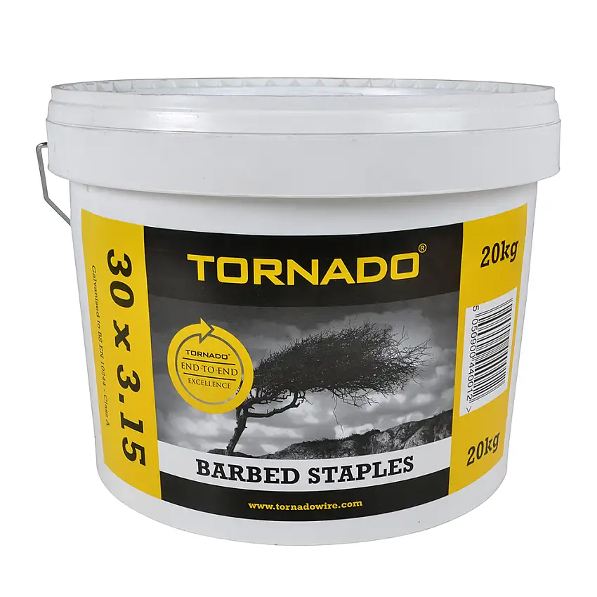 Hullingkrampor Tornado30 x 3,15 mm, 5440 st