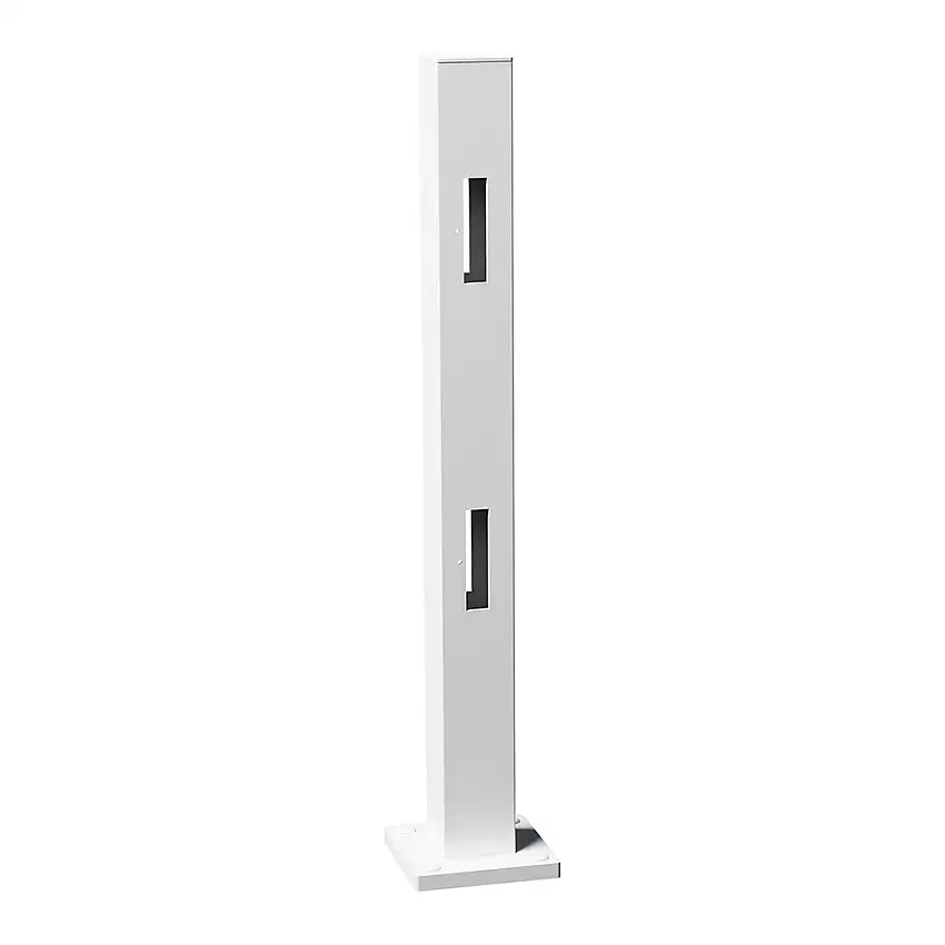 Mellanstolpe Staket RecalSommenHöjd: 745 mm, Vit