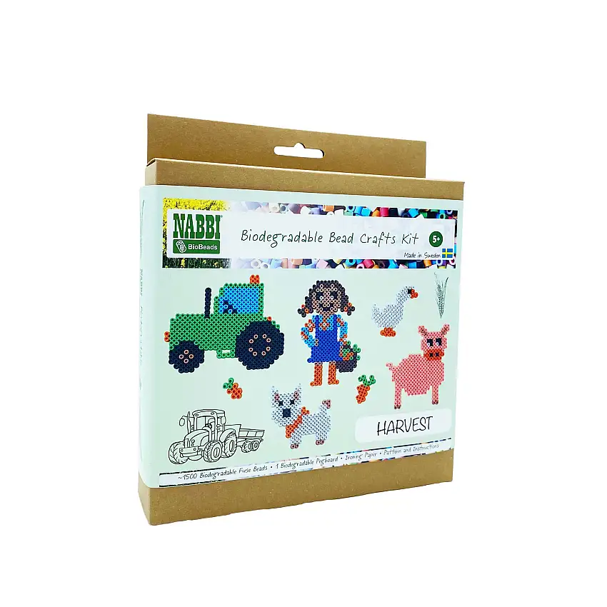 Pärlpysselkit NabbiBioBeads Kit Skördetid