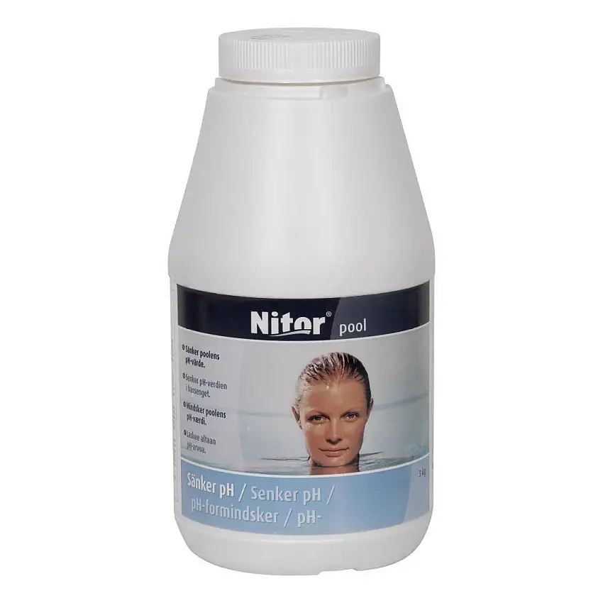 pH-Reglering Fixor by NitorPulver Poolkemi för Spabad & Pool 3 kg