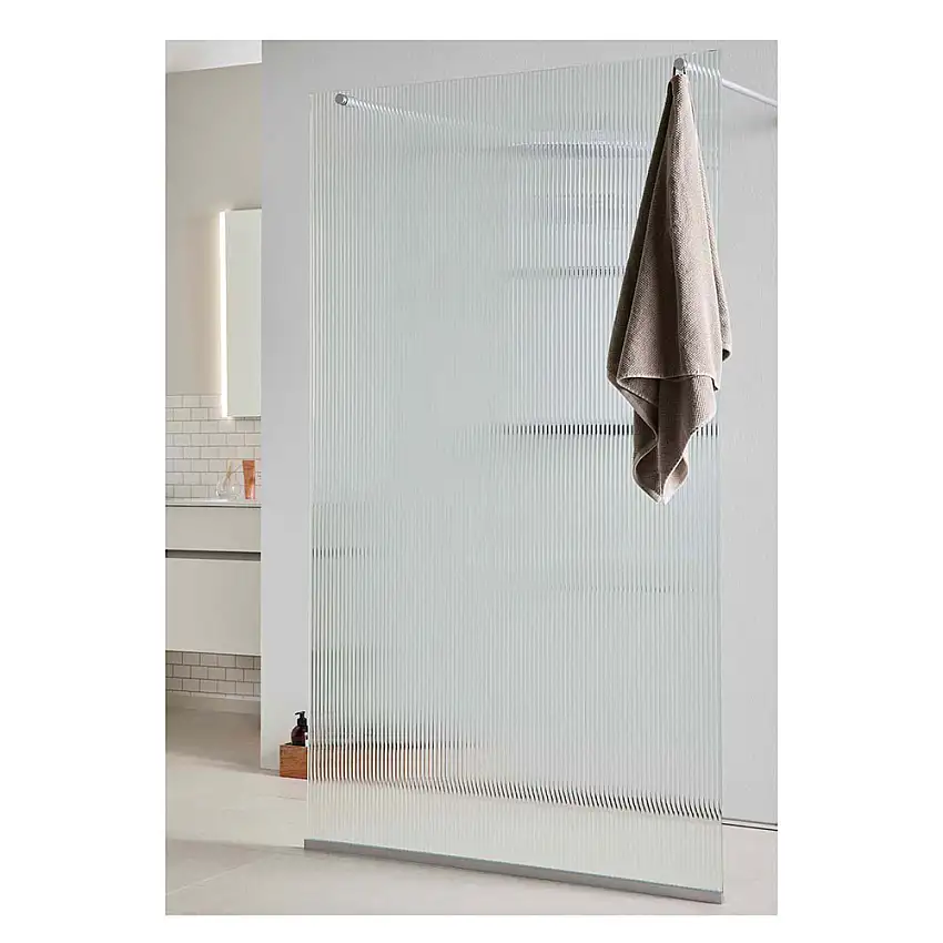 Duschvägg NoroFrost 115 LinjeglasProfil: Aluminium, B: 1150 mm