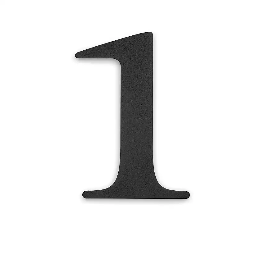 Husnummer HaboCentury Siffra 0-9Svart, Siffra 1
