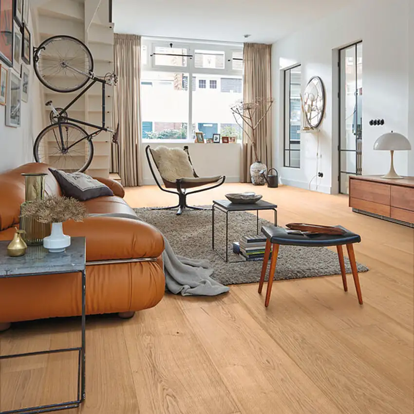 Härdat Trägolv MeisterLindura HD 400 Natural Light Oak 8918