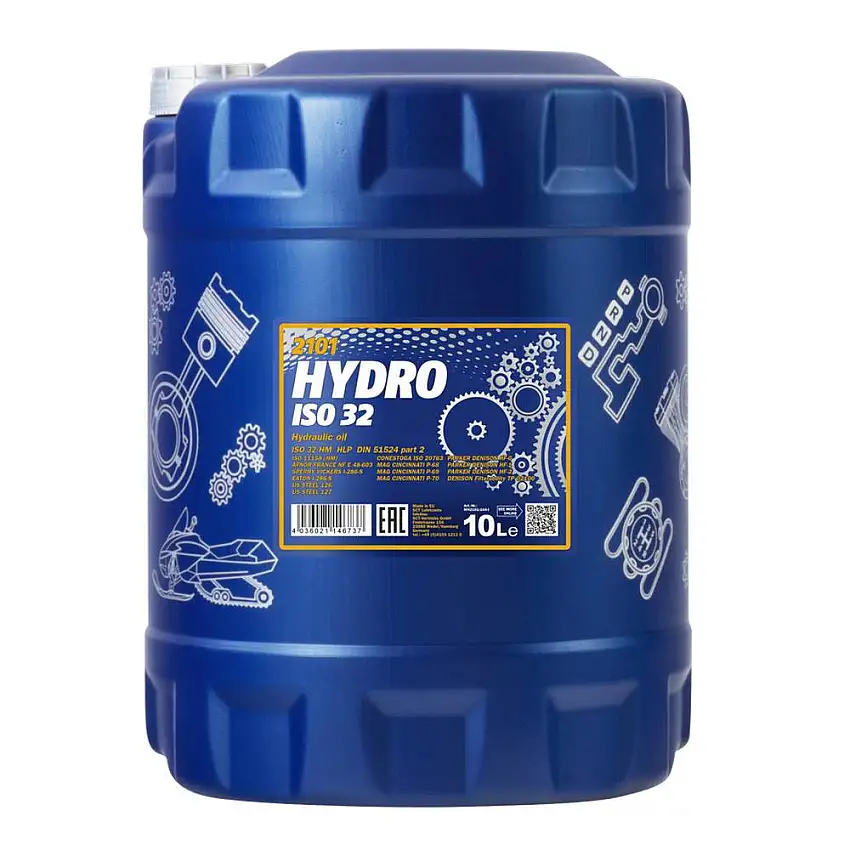 Hydralolja MannolMn2101 Hydro 32 - 10L Iso32 Din 51524-2