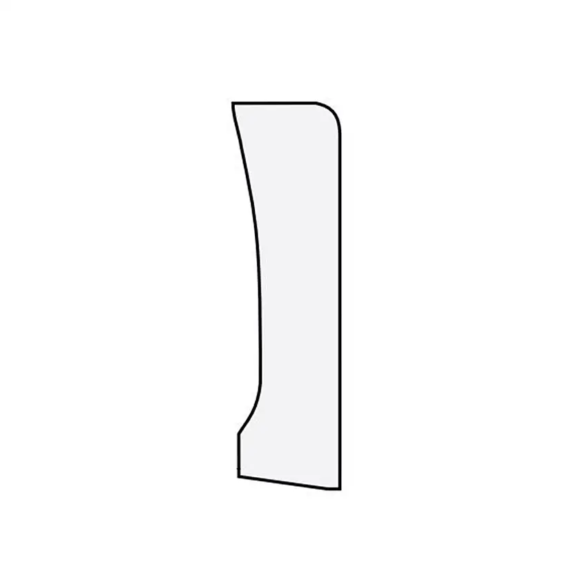 Golvlist DalalistSockel slät nr 54 furu obehandlad 20x56 mm