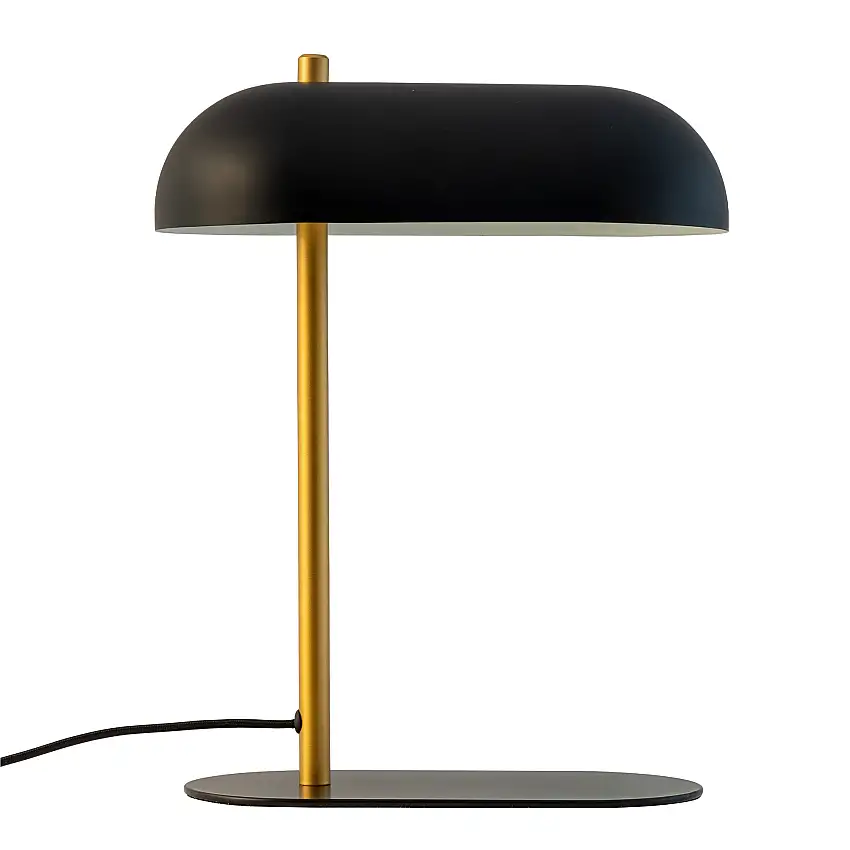 Bordslampa Dyberg LarsenArchMatt Svart/Mässing