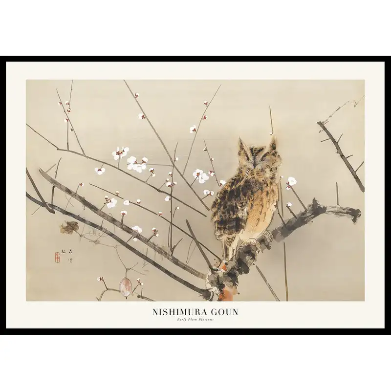 Poster GallerixEarly Plum Blossoms By Nishimura Goun