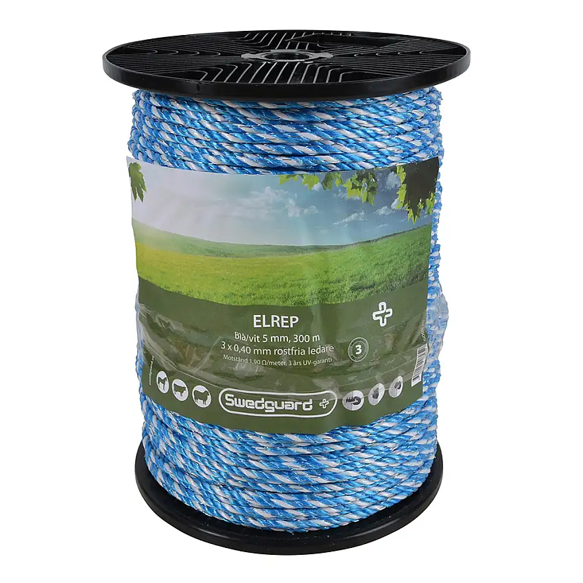 Elrep Swedguard+ 5 mm Blå/Vit Spole