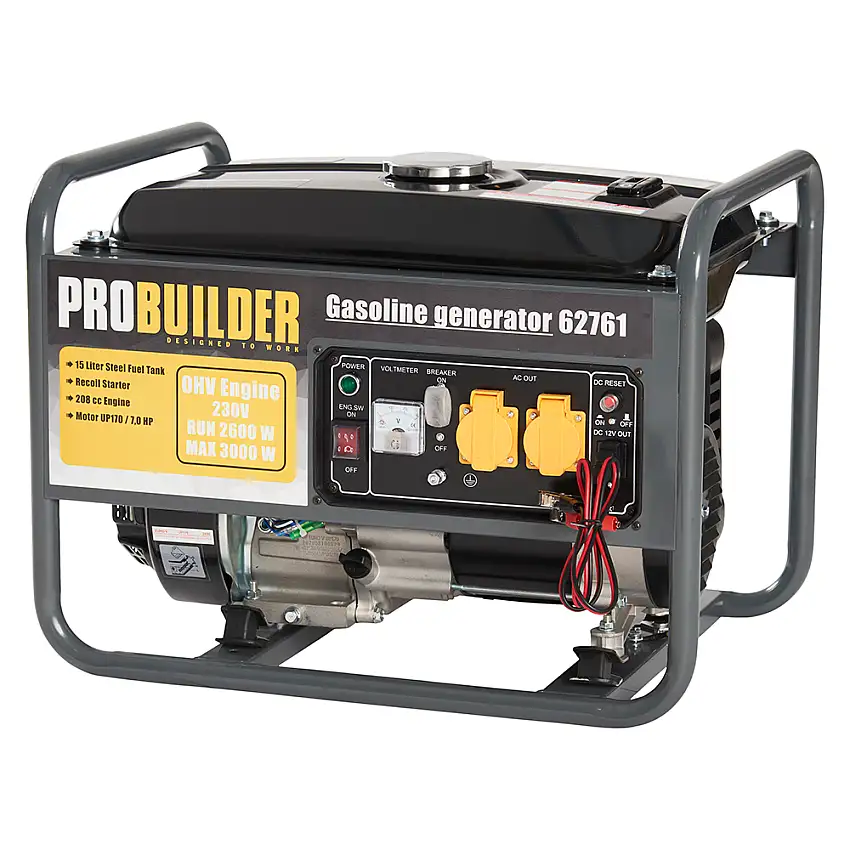 Elverk Probuilder2600W/Max 3000W (Schuko) 208 cc