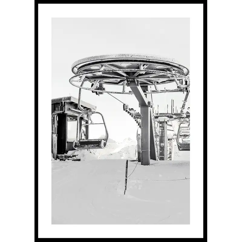 Poster GallerixClassic Ski Lift70x100 cm