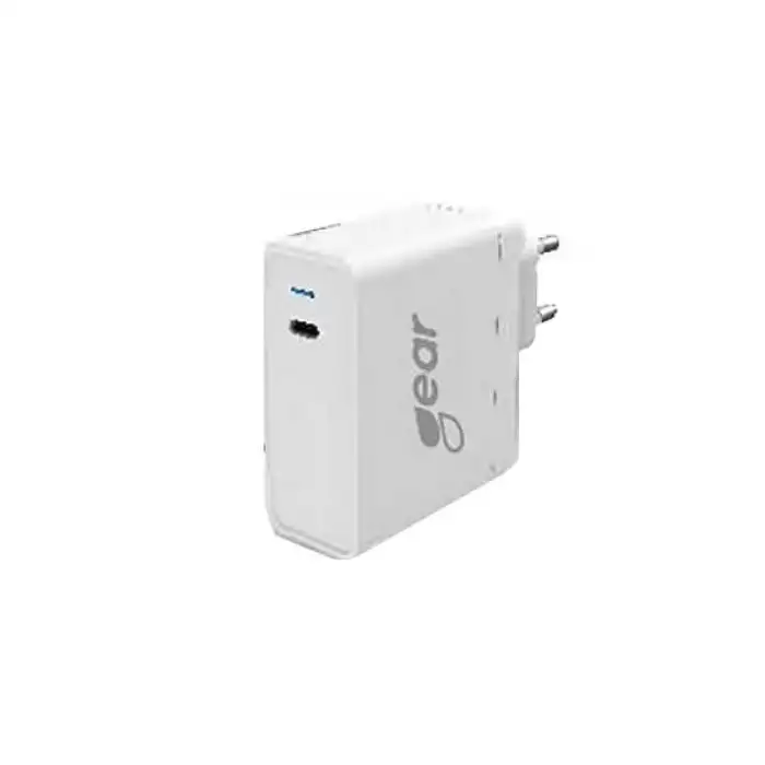 PD-reseladdare Gear220V 1Xusb-C Pd 45W Vit