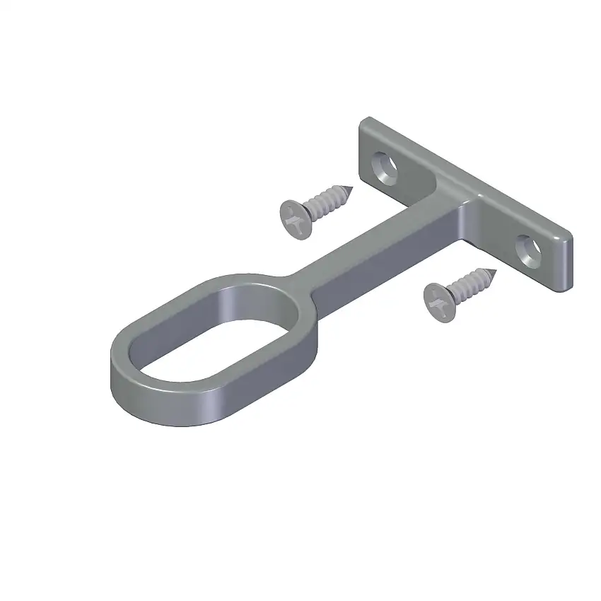 Mittfäste LundbergsWide till KlädstångSilver