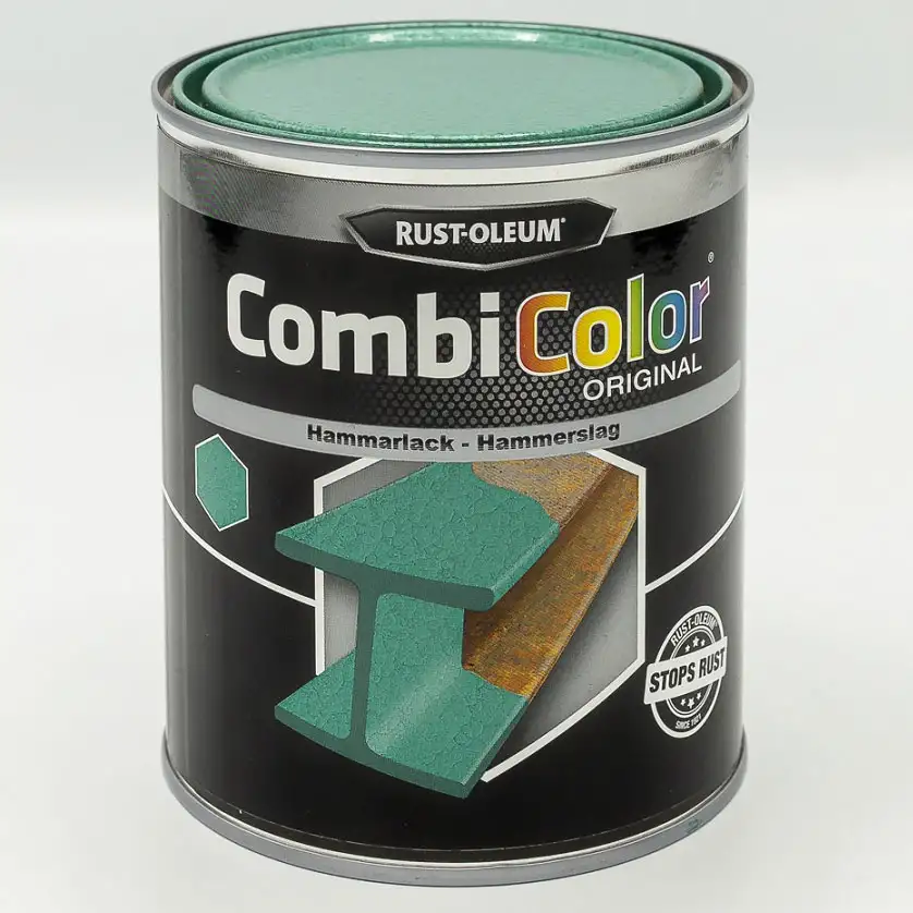 Combicolor Hammertone Rust-OleumVolym: 0,75 L, Färg: Ljusgrön