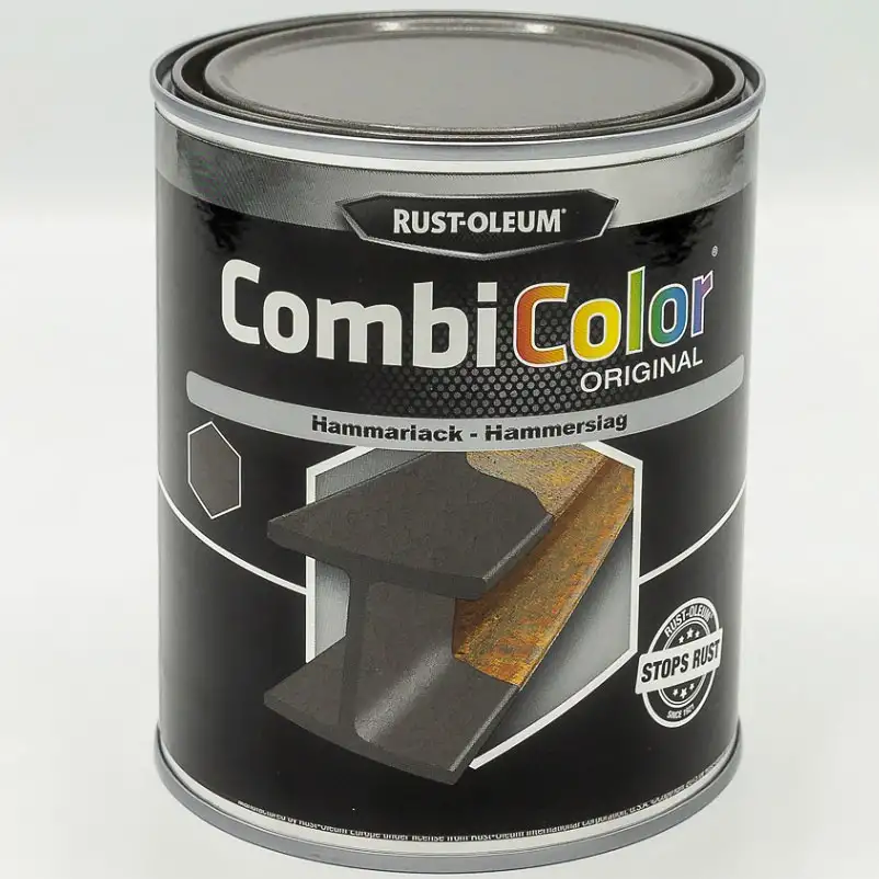 Combicolor Hammertone Rust-OleumVolym: 0,75 L, Färg: Mörkgrå