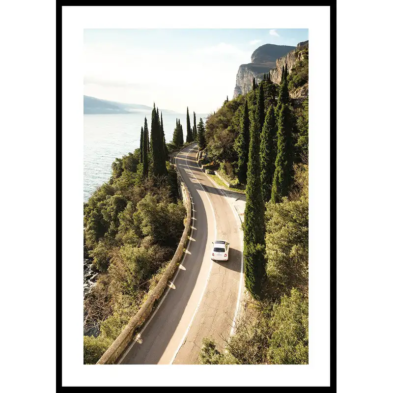 Poster GallerixCoastal Lakeside Drive30x40 cm