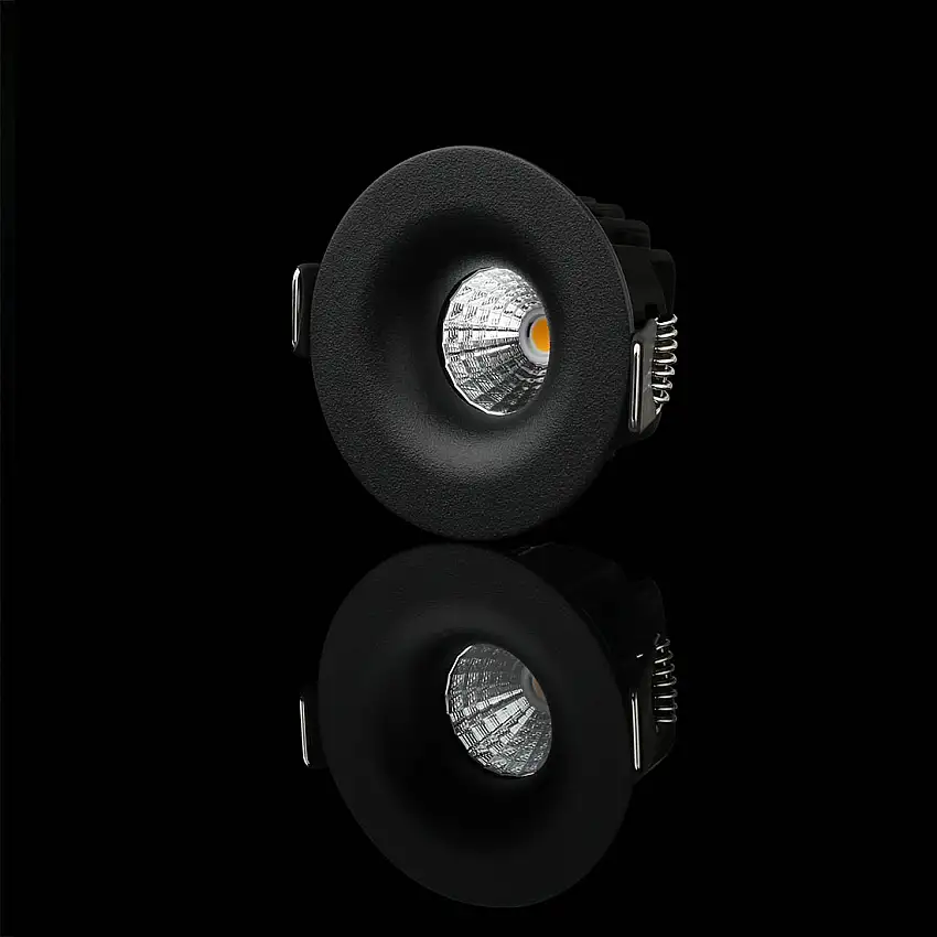 Downlight DesignlightQ 3WSvart, 3000 K