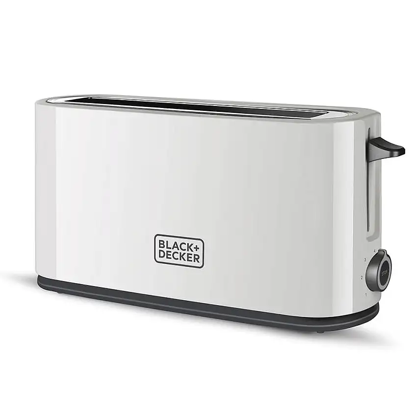 Brödrost Black+Decker1000W Vit
