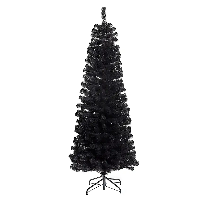Plastgran Nordic WinterSmal Julgran Bling 180x68 cmSvart