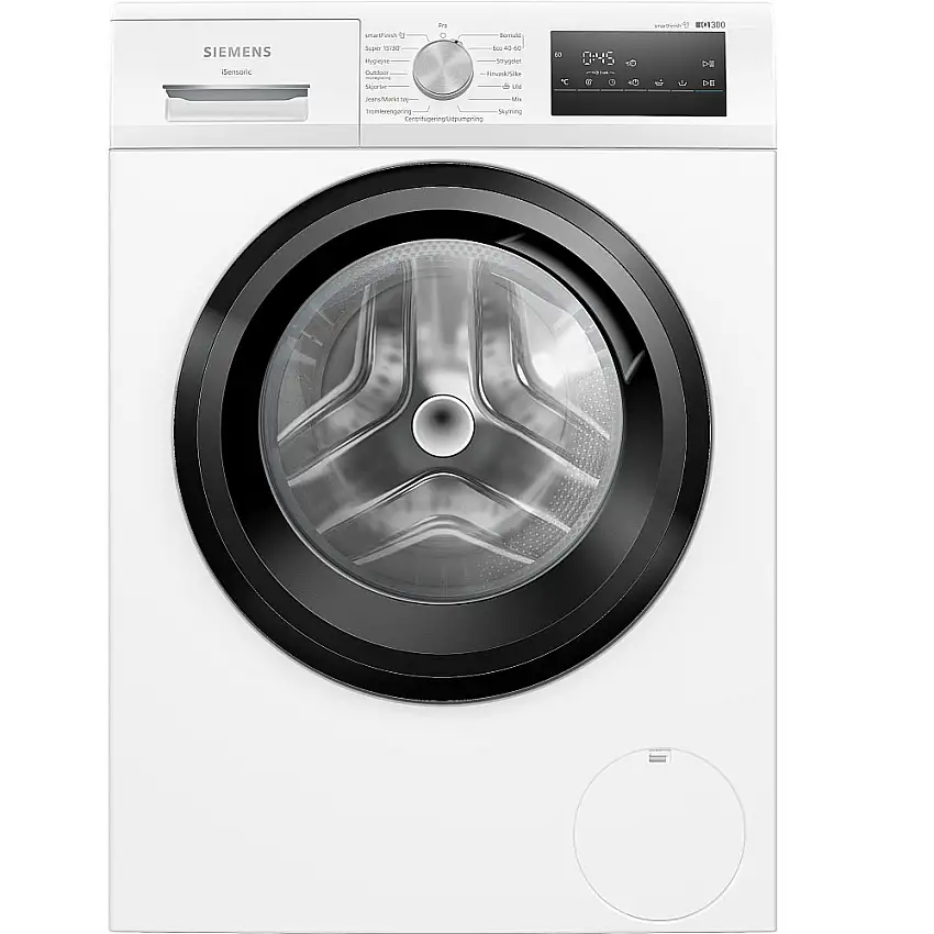 Frontmatad Tvättmaskin SiemensiQ300 WM14N22EDN med Energieffektivitetsklass A