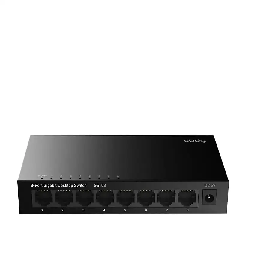Gigabit Switch CUDYDesktop GS108 8-Port - Datortillbehör