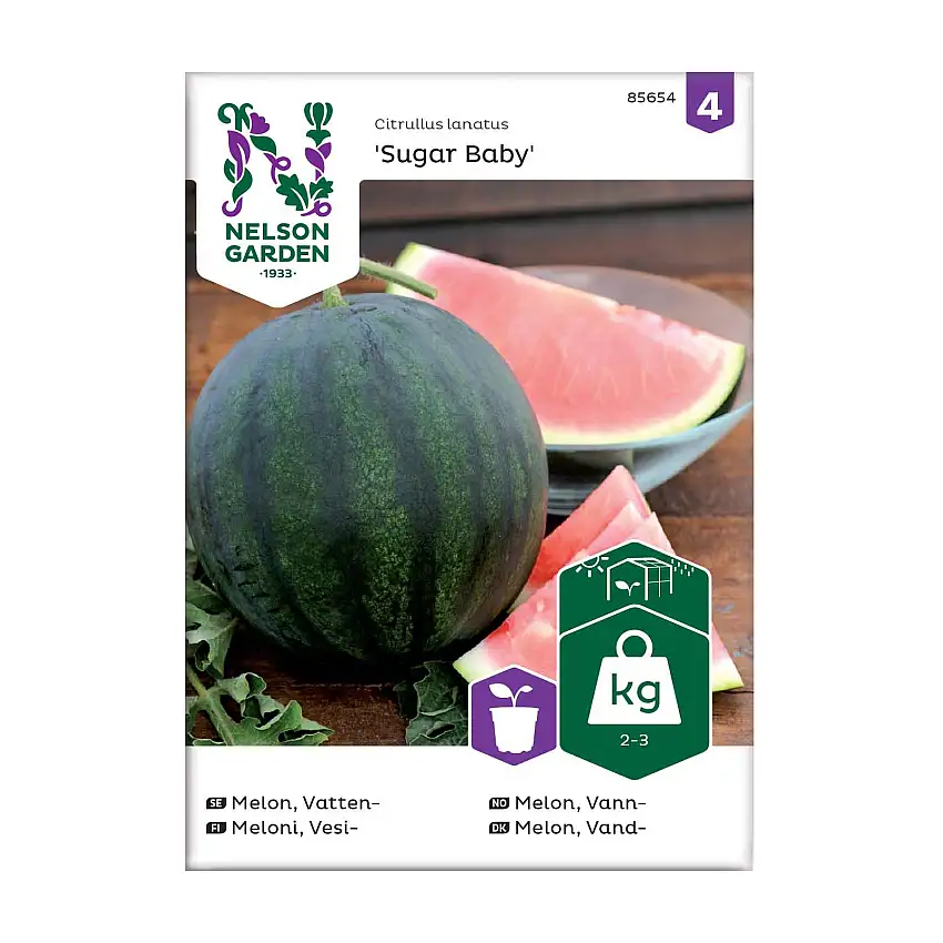 Frö Vattenmelon Nelson GardenSugar Baby