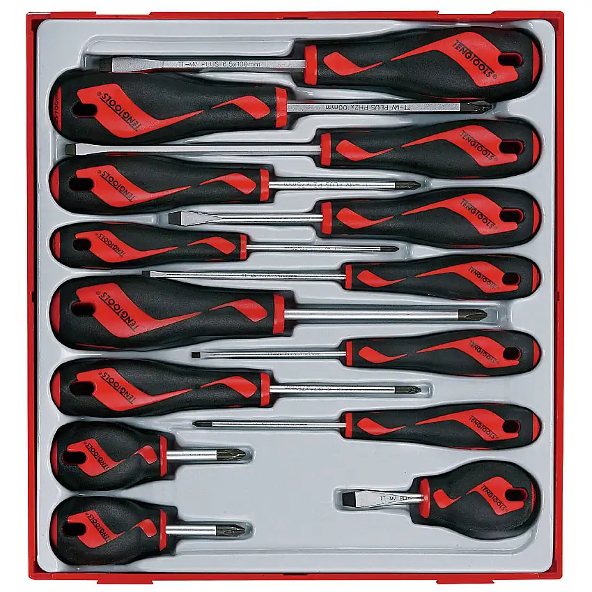 Skruvmejselsats 14 delar Teng ToolsTTD914N