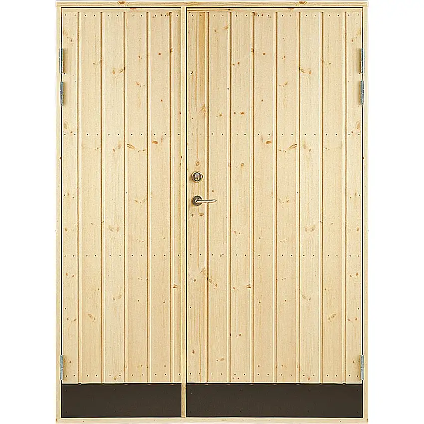 Dubbeldörr Jabo18° Rak 15,3x19