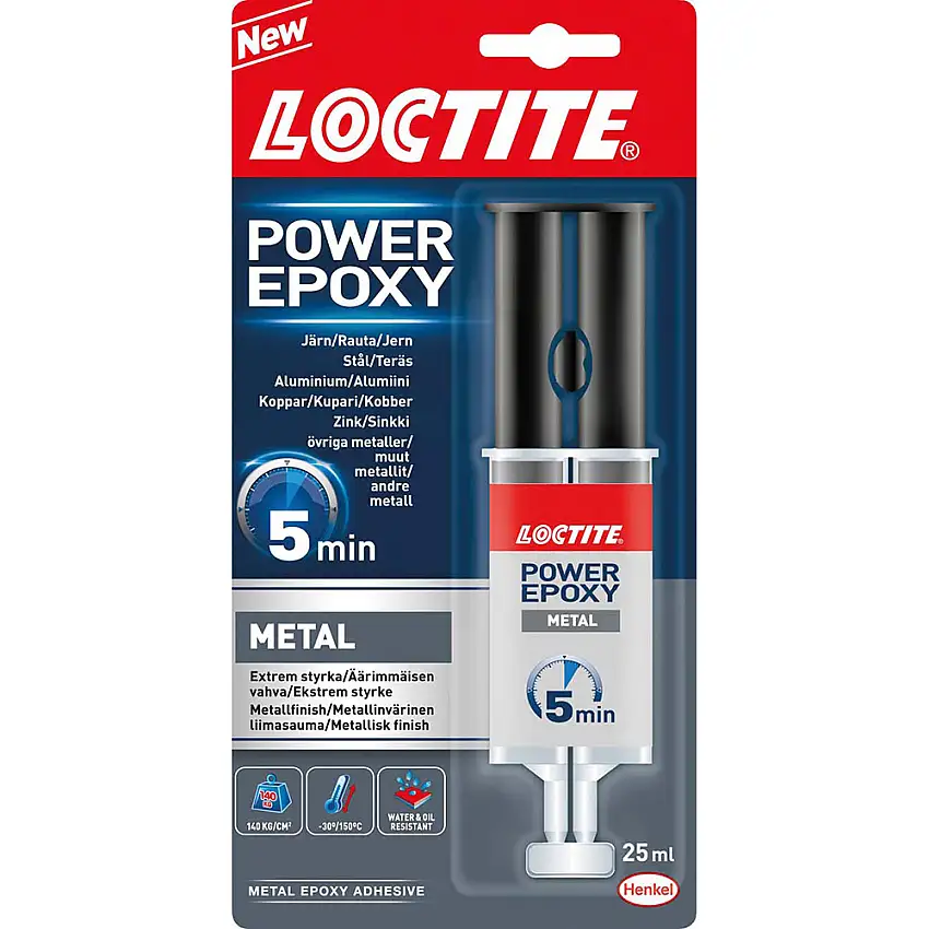 Lim Epoxylim 2 Loctite5 ml Stål 5 Min