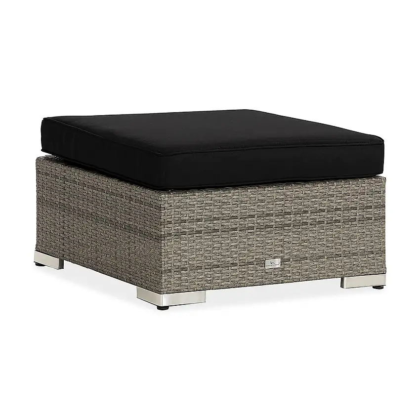 Divan/Bord Comfort GardenBahamas 75x75 cm UtomhusGrå
