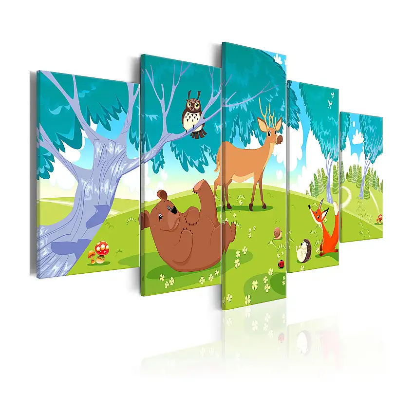 Tavla ArkiioFriendly Animals 5 delar