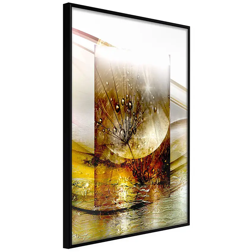 Poster ArtgeistAffisch ThoughtSvart ram, 40x60 cm