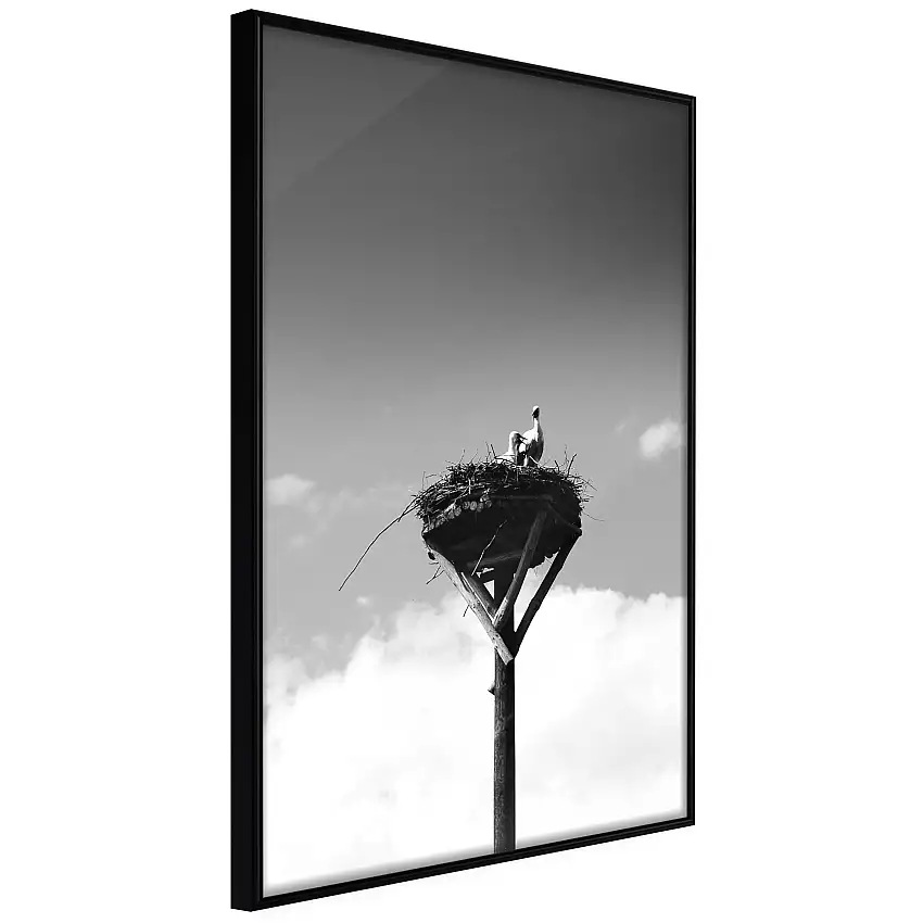 Poster ArtgeistAffisch Crow's NestSvart ram, 30x45 cm