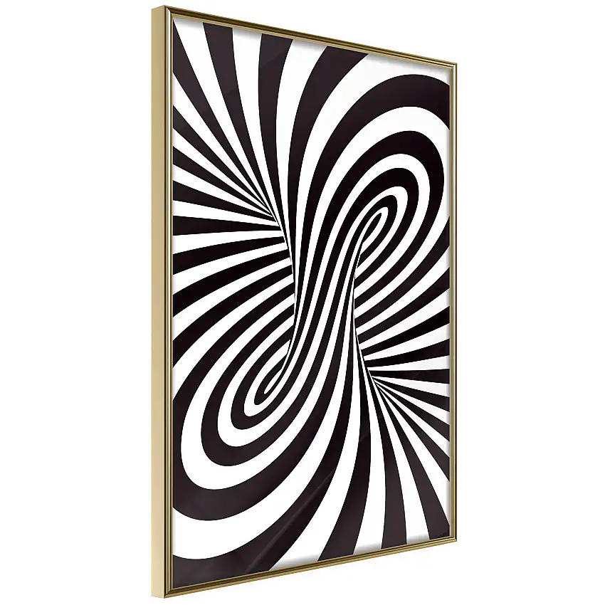Poster ArtgeistAffisch Deep HypnosisGuld ram, 20x30 cm