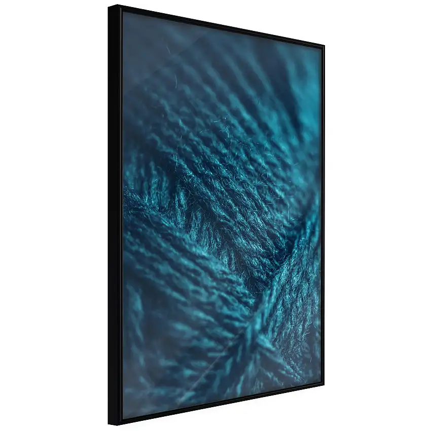 Poster ArtgeistAffisch Emerald WoolSvart ram, 30x45 cm