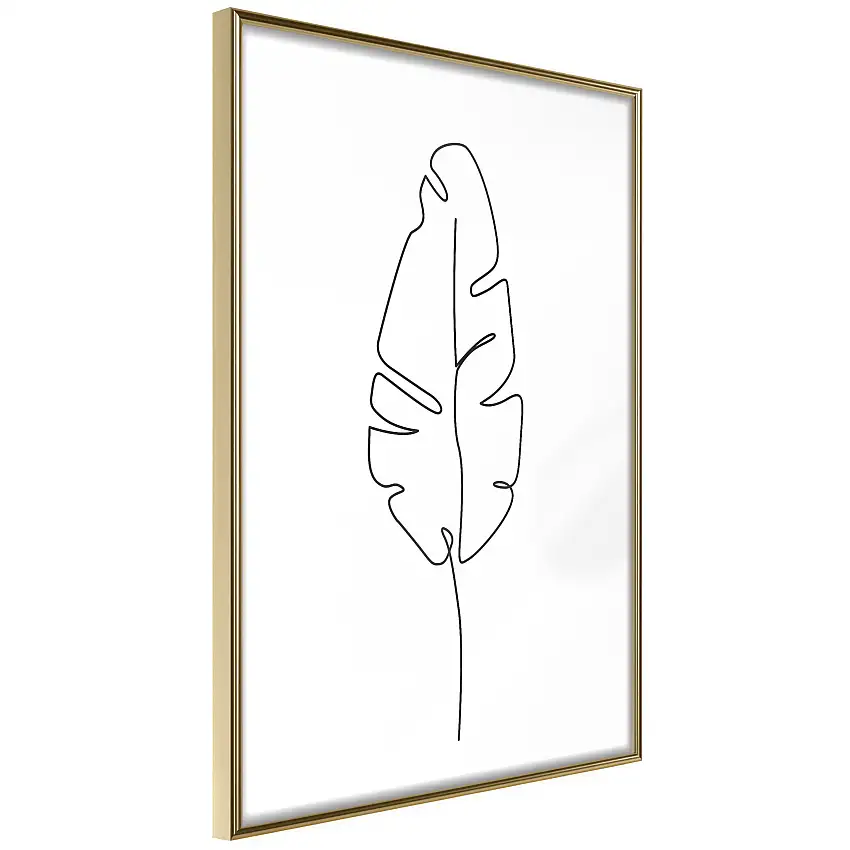 Poster ArtgeistAffisch Loneliness in FlightGuld ram, 20x30 cm