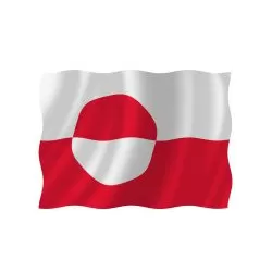 Adela Båtflagga Grönland 70 cm