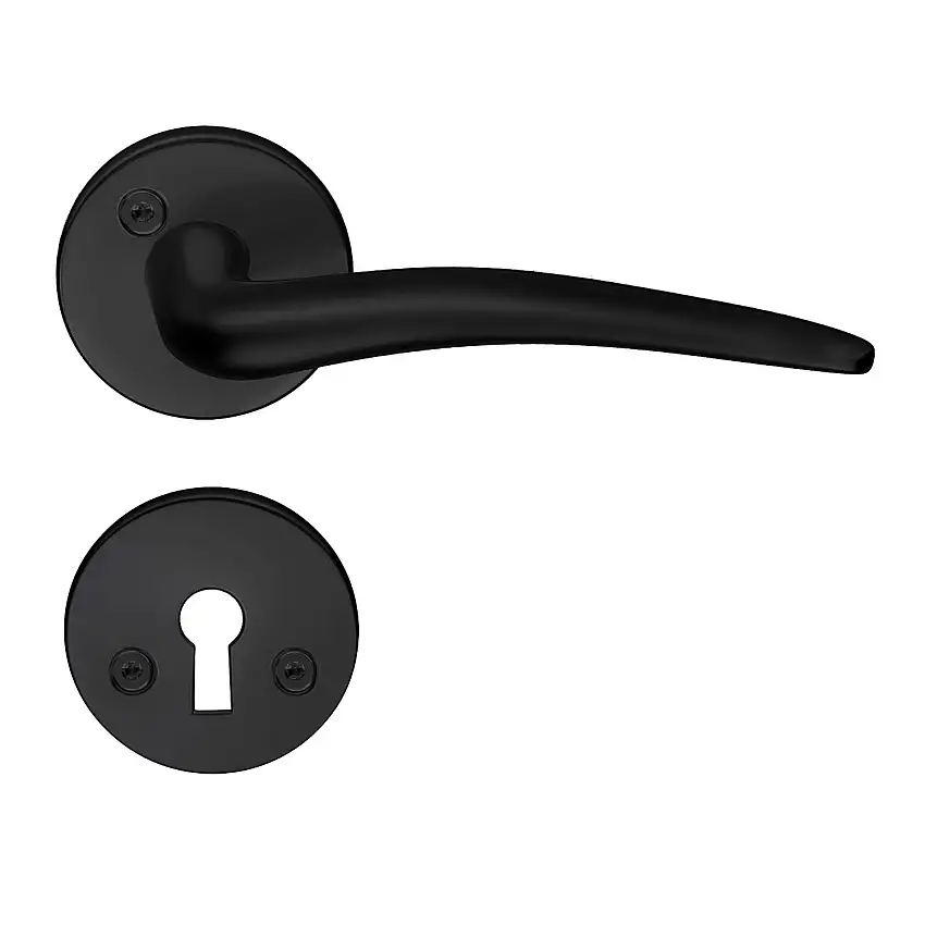 Innerdörrhandtag BeslagsbodenB284Svart