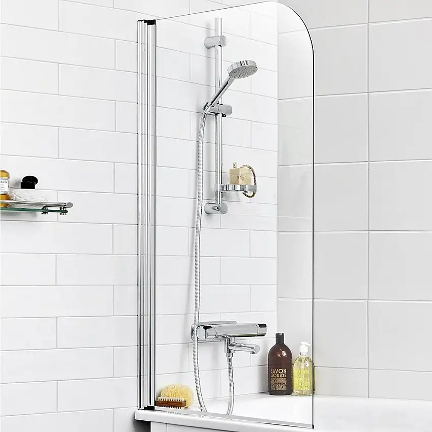 Badkarsvägg AlternaPicto 1300x750 mmKromad Profil