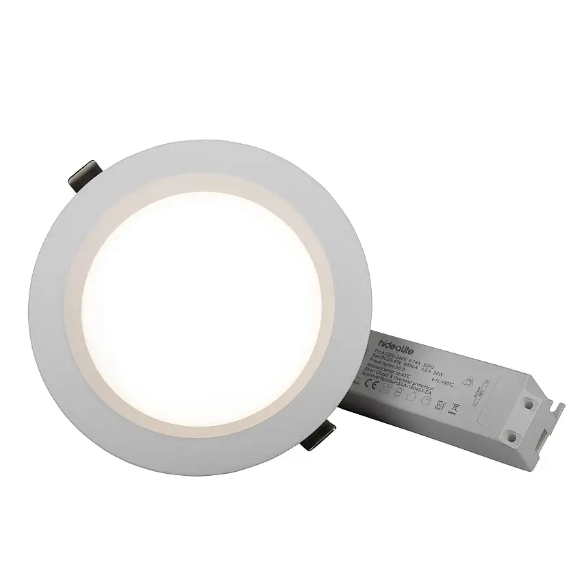 Downlight Hide-a-litePlano Basic VitDiameter: 190 mm, 25 W