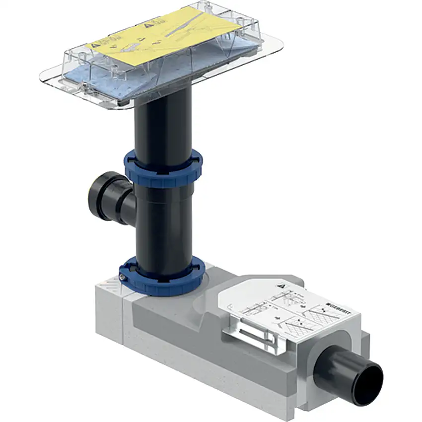 Installationssats GeberitCleanLine Golvrännor med Extra Inlopp