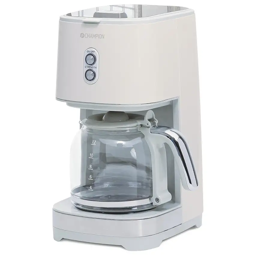 Kaffebryggare Champion12-koppar/1,5L KB610 Creme White Series