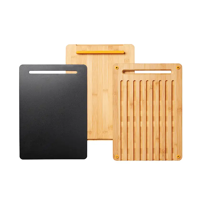 Skärbräda FiskarsFunctional Form Bambu 3 delar